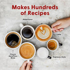 AeroPress Go Plus, Small Portable Coffee Maker Kit, Travel, Camping & Office, All-in-One French Press, Pour-Over & Espresso-Style Manual Brewer, 2 Min Brew for Less Bitterness, More Flavor, Pink