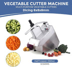 TK Half Hopper Vegetable Chopper Replacement Disc - Universal Half Hopper - Dicing 8mm