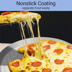 Beasea 10 Inch Pizza Pan, Pizza Pan with Holes Pizza Tray for Oven Crispy Crust Round Heavy Duty Aluminum Alloy Pizza Crisper Pan Pizza Baking Tray Bakeware for Home Restaurant Kitchen
