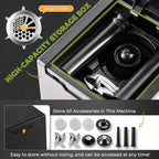 Meat Grinder Electric 3200w High Capacity Commercial Heavy Duty Meat Grinder and Sausage Stuffers, Kubbe Kit for Household Use & Commercial