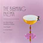 Dirty Pelican Cocktail Mixers - Elderflower Paloma - Skinny & Organic Drink Mixes for Cocktails - Low Calorie Mocktails - Low Sugar - Vegan - Gluten Free - No Preservatives - 750ml (1 Bottle)