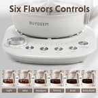 BUYDEEM K1563 Tea Maker, Electric Kettle for Coffee and Tea Brewer with 6 Flavor Controls, 4 Temperature Settings, 8 Hours Keep Warm, 1.5L