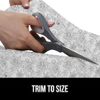 GORILLA GRIP DripGuard Drawer and Shelf Liner for Cabinet, Slip Resistant Non Adhesive Protection for Kitchen, BPA Free Smooth Surface Plastic Liners for Cabinets, Drawers, 12x120 Inch, Vintage Rose