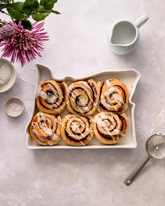 Oregon Shaped Baking Dish, Serving Platter or Decorative Tray Charming Porcelain Bakeware Oven Microwave and Dishwasher Safe