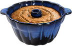 Emeril Lagasse Bundt Cake Pan Stoneware 9.5 in – Pound Cake Baking Pan, Perfect for Baking Delicious Bundt Cakes!