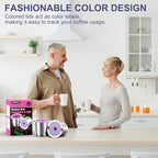 Reusable K Cups Refillable for Keurig: K Cup Reusable Coffee Pods for Keurig 1.0 & 2.0 Coffee Machine, Stainless Steel Coffee Filters - Easy to Clean,Lid-Body Tight Seals,Stratum Flow Tech