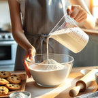 Amazing Abby - Melissa - Unbreakable Plastic Measuring Pitchers (1-Pack), Food-Grade Measuring Jugs, 4-Cup Capacity (1-Quart), Stackable and Dishwasher-Safe, Great for Oil, Vinegar, Flour, More