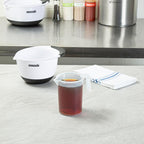 Restaurantware Measuring Cups, 16 Ounce Pack of 10 Conical Spout Baking Measuring Cups, Liquid Scaling Vessel with I-Beam Handle, Embossed Graduations, Clear, Break and Crack Resistant for Baking