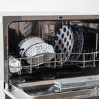 Soup Bowls with Handles - 24oz Ceramic French Onion Soup Crocks Serving Bowls for Pasta Cereal Beef Stew Pot Pies Casserole - Oven Microwave Dishwasher Safe - Set of 4, Blue