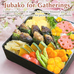 TIKUSAN Lacquer Bento Box Container Japanese Traditional 3 Tiers Stack Box Jubako Osechi Made in Japan (Red)