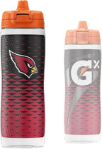 Gatorade Gx NFL Non-Slip Squeeze Bottles, 30 fl oz, Gx Hydration System