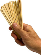 10,000 Count | KingSeal Bamboo Coffee Stirrers, Stir Sticks, 5.5 inches, Square End, 100% Renewable and Biodegradable - 10 Boxes x 1000 Stirrers