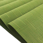 PIGCHCY Placemats Set of 8 Washable Durable Place Mats Vinyl Heat Resistant Non-Slip Table Mats Indoor Outdoor (Sage Green)