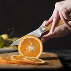 Damascus Kitchen Knife Set 3-Piece, Ultra Sharp 8" Chef Knife, 7" Santoku Knife, 3.75" Paring Knife, Professional VG-10 Damascus Super Steel Chef Knife Set with Ergonomic Handle