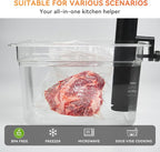 Rolls with Dispenser – 2 Pack 11"x50' and 8"x50', Vacuum Sealer Bags, Leakproof Heavy Duty Food Storage for Sous Vide, Meal Prep, Freezer, Compatible with Food Saver, Wevac Core