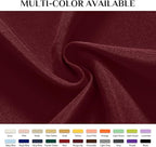 Softalker Rectangle Tablecloth, Waterproof & Stain Resistant Table Cloths Wrinkle Free Fabric Washable 210GSM Polyester Table Cover for Dining/Party/Outdoor - 60 x 102 inch,Burgundy