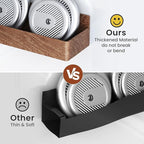 Magnetic Spice Rack for Refrigerator, Kitchen Organizer and Storage Shelf, Wood Red (4 Pack)…
