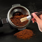 2 Pack Coffee Grinder Brush, Espresso Machine Brush with Wooden Handle and Natural Bristles, Coffee Grinder Cleaning Brush for Home Kitchen Espresso Machine Cleaner Tool