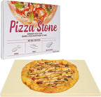 GOOD GAIN Pizza Stone for Oven Grill - Cordierite Baking Stone for Bread, Pies | 15'' x 12'' Rectangular Oven Stones for Cooking | Indoor,Outdoor | Durable, Heat Shock Resistant (Beige)