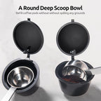 U-Taste Coffee Scoop 1 Tablespoon: 18/8 Stainless Steel Measuring Scooper for Ground Coffee, Bean, Powder, Espresso, 4.3in Long Handle Metal Measure Spoon for Canister, Jar (1Tbsp/15ml)