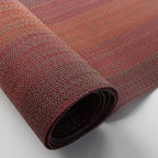 PIGCHCY 72 inches Table Runner,Table Centerpiece, Heat Resistant Vinyl Woven Washable Table Mats Sets (Scarlet Red)