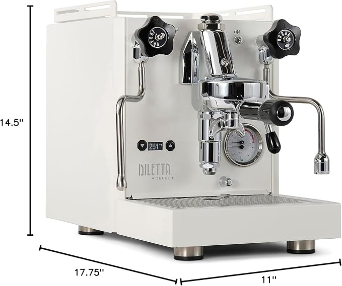 Diletta Bello+ Espresso Machine (White)