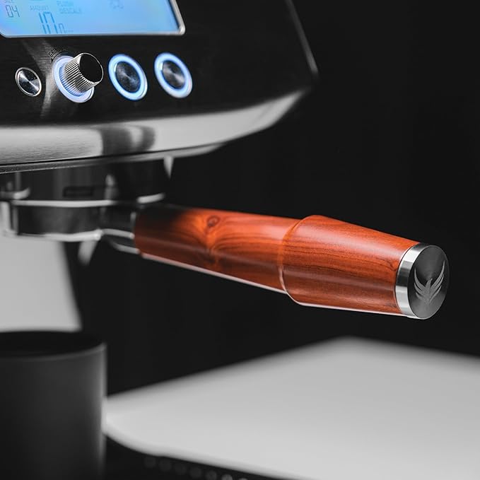 Breville Espresso Machine Accessories 5pcs Set 54mm Bottomless Portafilter, Spring Tamper 54mm, Distribution Tool, Knockbox with Tamper Station, and WDT Tool Set