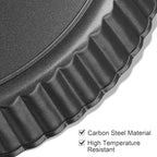 9 Inch Fluted Tart Pan Fruit Pie Pans With Removable Base Nonstick Coating Tarts Molds for Baking Supply For Pizza Tartlet Cake Quiche