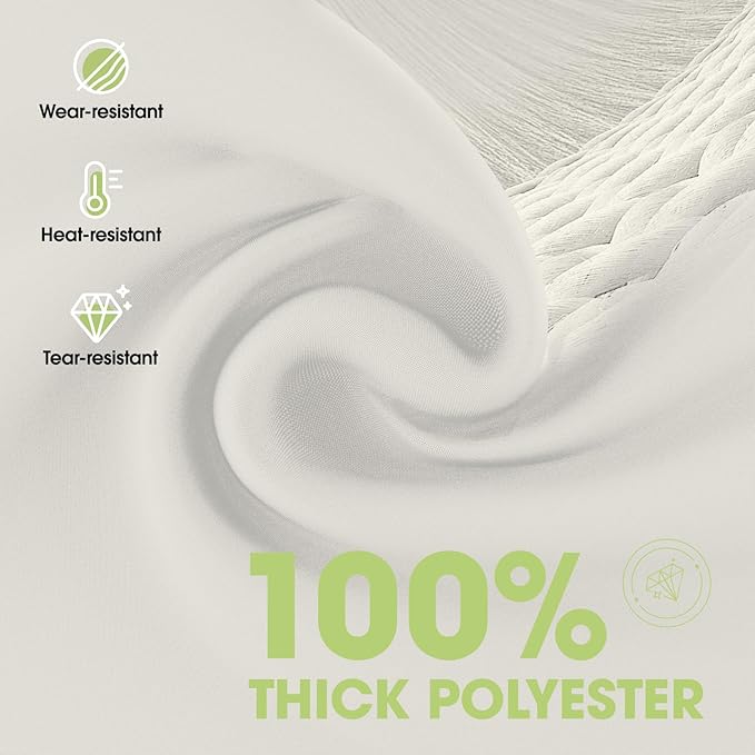 Pureegg Rectangle Table Cloth 60" x 84" – Durable Polyester Tablecloth Offers Reusable & Washable Protection, Ideal for Outdoor Party, Picnic, Wedding, Banquet and Birthday, Ivory