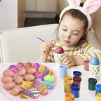 HANSGO Deviled Egg Containers with Lid, Deviled Egg Platter Carrier Holder Trays with 22 Slots for Holiday Party and Home Kitchen, Pink