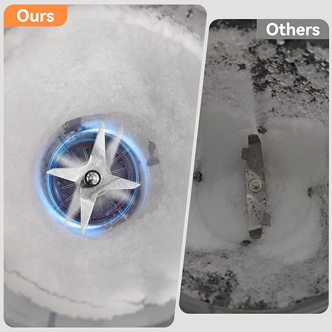 Home Blender, 1400W High-Speed Blender for Ice Crushing Power, Stainless Steel Blades, Kitchen Timer, 10 Speeds, 6 Programs for Smoothies, Frozen Drinks, Self-Cleaning, 64oz Bulk Production