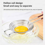 Stainless Steel，Raw Egg Separator，Egg Yolk Egg White　Separation Tool 。 (1 piece)。