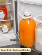 2QT Heavy Duty Glass Milk Bottle with Lid,2Pack 64oz Glass Milk Jug with Reusable Airtight Screw Lid,Bottles for Juice,Water,Oat or Plant Milks