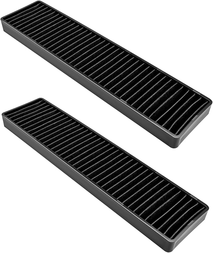 Microwave Charcoal Filter Fit for GE PVM9005SJ8SS JVM7195SK6SS PNM9216SK5SS JVM7195EK5ES JNM7196SK6SS JNM7196DK5BB JVM7195DK5WW JVM7195SK6SS Replace WB06X10807, 2PCS