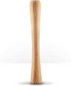 Piña Barware Professional Cocktail Muddler - 10" / 25cm Bamboo with Toothed Muddler (One Muddler)