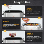 Electric Roaster Liners & Slow Cooker Liners, 4 Count 34 x 18 Inch Universal Fit for 16-22 Quart Roasters, Mess-Free Cooking, Disposable Oven Liners for Easy Cleanup, Cooking Bag