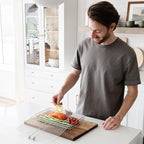 BLAZIN' GRILL Baskets for Outdoor Grill | 2 Grilling Baskets with Detachable Handle | Grill Baskets for Outdoor Grill with BBQ Gloves | Barbecue Grill Set for Vegetables, Seafood & Meat | Fish Grill Basket