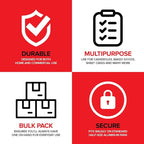 Stock Your Home 9x13 Disposable Baking Pan Covers (25 Pack) Heavy-Duty Aluminum Cake Pans Lids, Sturdy, Sealable Covers for Food Containers, Leak-Free + Safe Transport & Storage For Catering