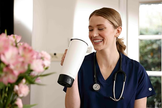 Nextmug Ultra - Temperature-Controlled, Self-Heating Travel Mug (Burgundy - 24 oz.)