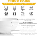 Wheat Straw Small Bowls 10 OZ, Unbreakable Dessert Bowls Set of 6, Microwave & Dishwasher Safe Bowl for Kitchen, Mini Reusable Plastic Bowl for Indoor Outdoor, White