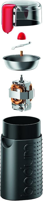 Bodum Bistro Electric Blade Coffee Grinder, Gray