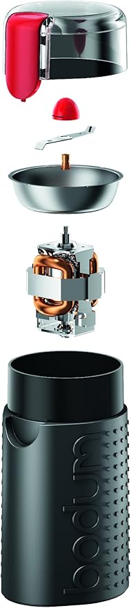 Bodum Bistro Electric Blade Coffee Grinder, Gray