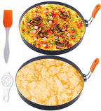 Large 2 Packs 8" Omelette Ring for Griddle,Stainless Steel 8 Inch Griddle Omelet Rings,Non-Stick Pancake Egg Ring Round Omelette Rings Omelet Mold Muffin Mold Silicone Handle