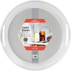 Spectrum Lazy Susan Organizer, Hexa Large (1-Pack) - Lazy Susan Turntable for Cabinet, Refrigerator, Pantry, Table, & Shelf - Rotating & Spinning Pantry Organization - Spice Rack Storage for Fridge