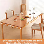 42"X84"Crystal PVC Table Cover Protector, Waterproof PVC Tablecloth, 2MM Thickened Protector for Table, Desk, Coffee Table, Workbench,Dresser, TV Stand, Counter