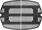 7646 Cooking Grid Grates for Weber Q300 Q320 Q3000 Q3200 Gas Grills, 586002, 57060001, 404341,BBQ Accessories for Weber Baby Q, Matte Cast Iron,2 Pack