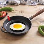 6 Inch Large Egg Rings for Frying Eggs with Foldable Handle, 2 Pack Stainless Steel Round Egg Shaper, Eggs Mcmuffin Ring Mold for Camping Pancake Sandwiches