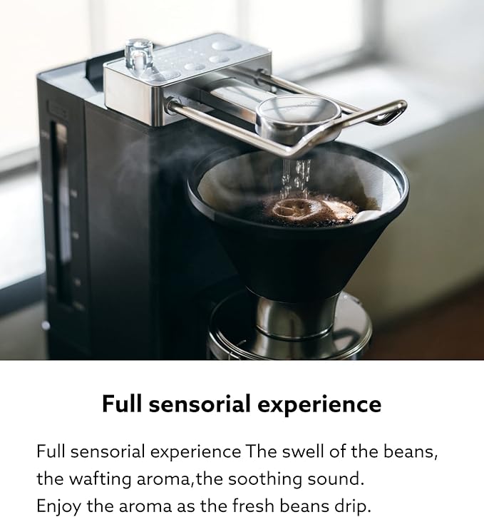 BALMUDA The Brew | Automatic Pour Over Coffee Maker | Clear Brewing Method | Precise Temperature Regulation | Three Brewing Modes: Regular, Strong, Iced | Compact Design | US Version