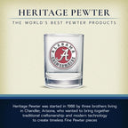 Heritage Pewter University of Alabama Clear 14 oz Glass