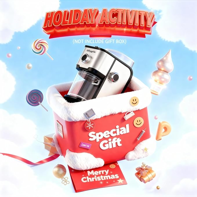 Coffee Grinder Electric Burr Coffee Bean Grinder for 2-12 Cups, Adjustable Burr Mill for 14 Grinding Settings, Stainless Steel